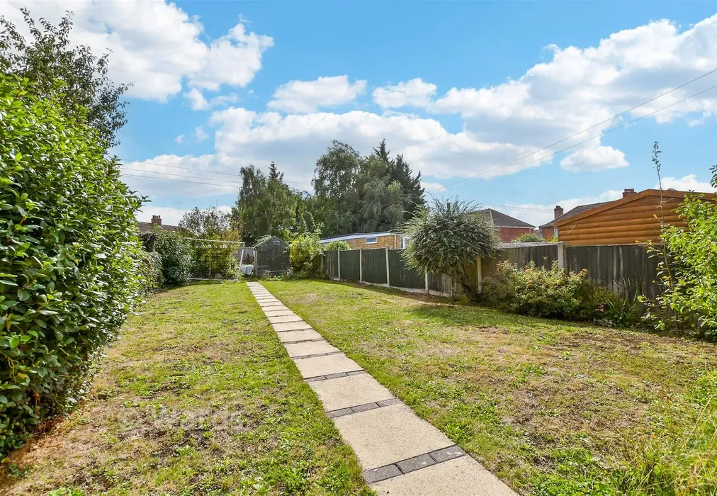 Rear Garden - St. John's Road, Elvington, Dover, Kent - Wards of Kent
