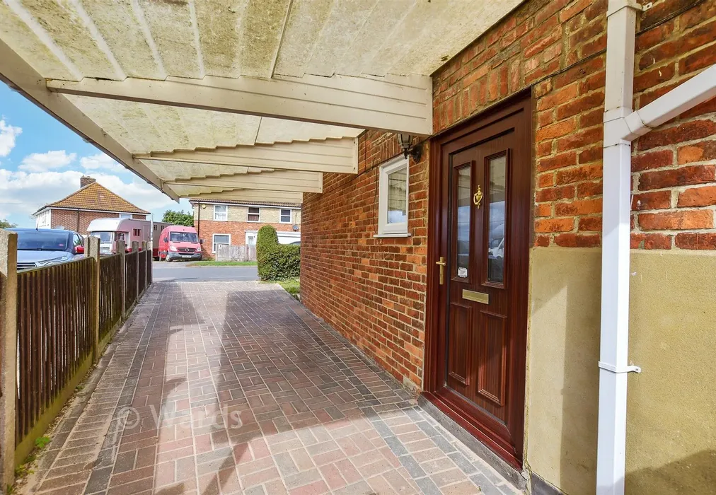 Driveway/Parking - St. John's Road, Elvington, Dover, Kent - Wards of Kent