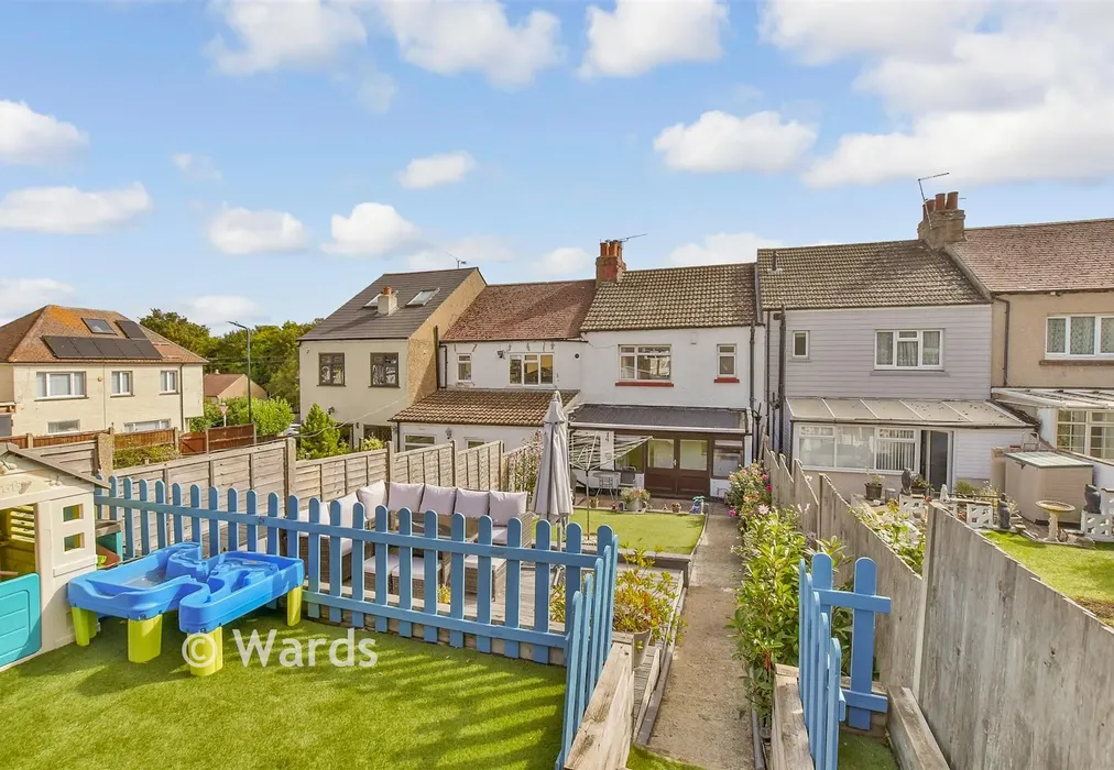 Rear Garden - Horsted Avenue, Chatham, Kent - Wards of Kent