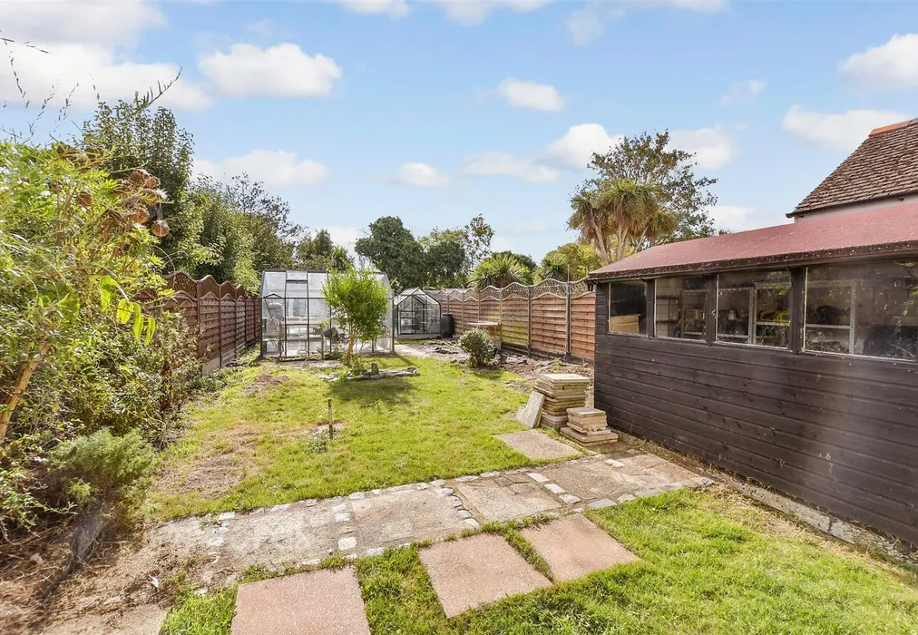 Rear Garden - St. John's Road, Whitstable, Kent - Wards of Kent