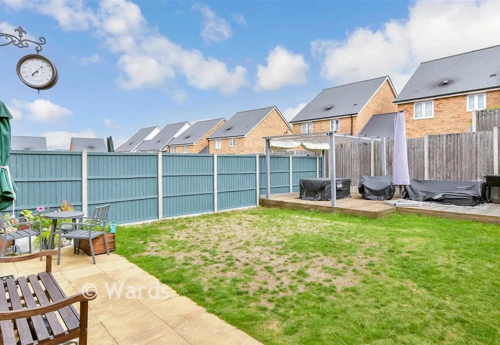 Rear Garden - Sun Marsh Way, Gravesend, Kent - Wards of Kent