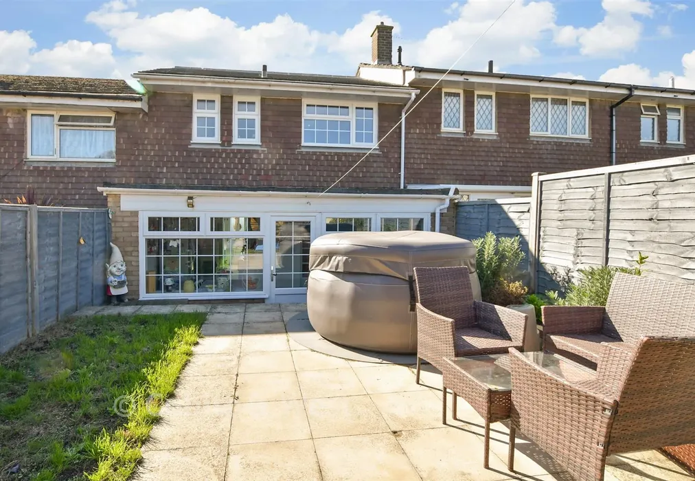 Rear Garden - Rudyard Road, Woodingdean, Brighton, East Sussex - Wards of Kent