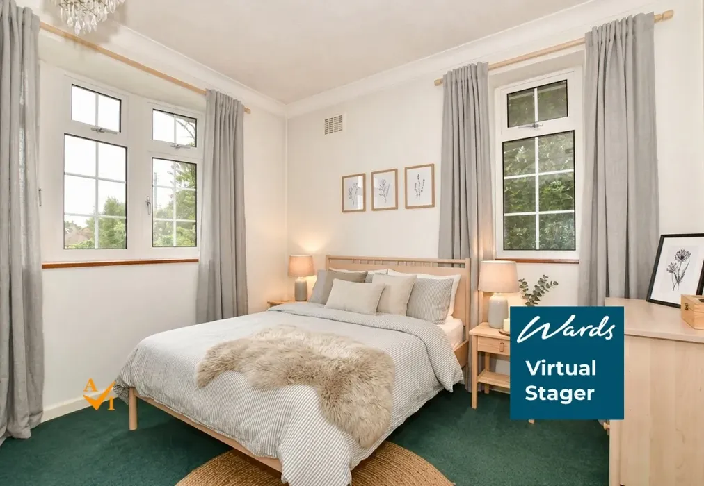 Bedroom 2 (Nordic style) - Rectory Lane South, Leybourne, West Malling, Kent - Wards of Kent