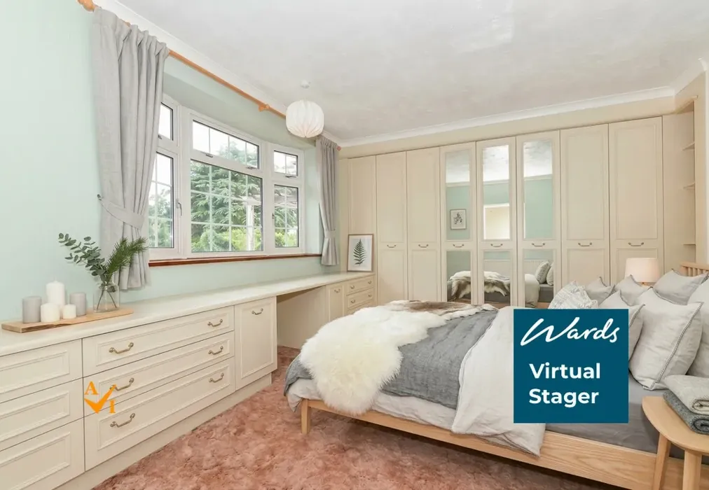 Bedroom 1 (Nordic style) - Rectory Lane South, Leybourne, West Malling, Kent - Wards of Kent
