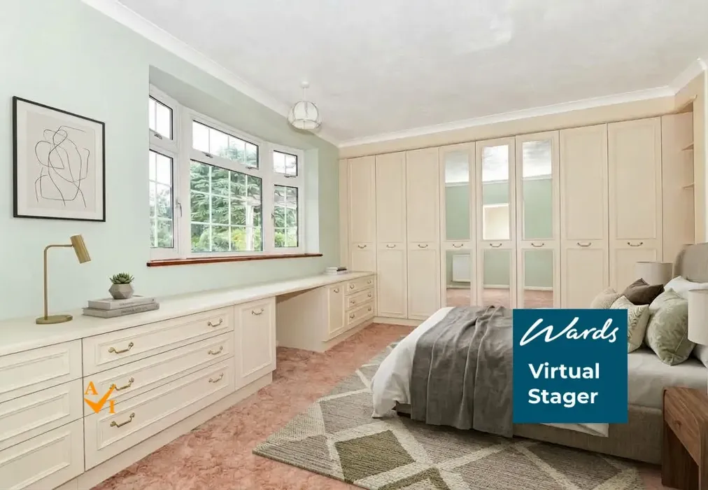 Bedroom 1 (Contemporary style) - Rectory Lane South, Leybourne, West Malling, Kent - Wards of Kent