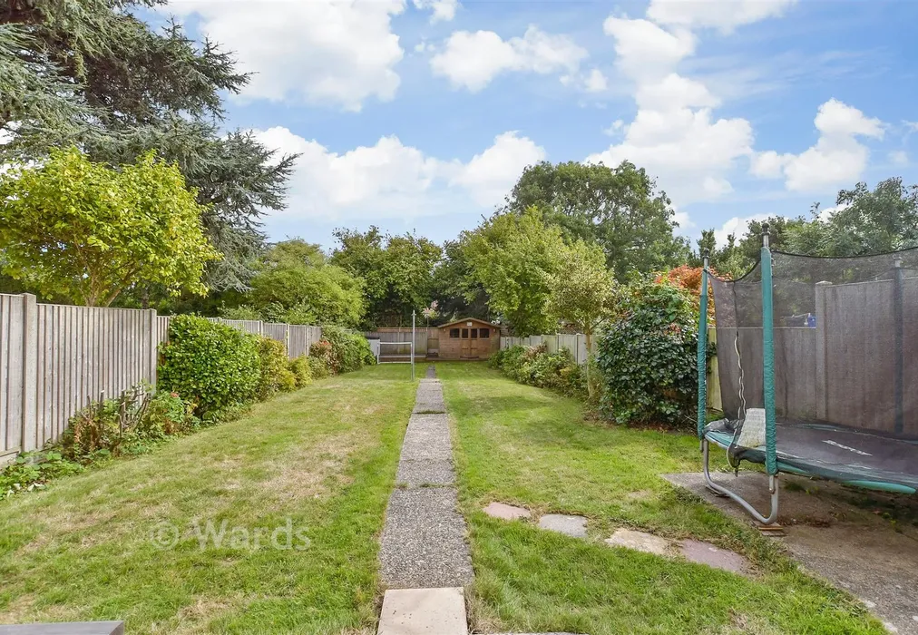 Rear Garden - Churchill Avenue, Walmer, Deal, Kent - Wards of Kent
