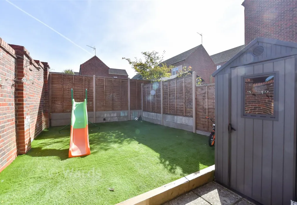 Rear Garden - Melrose Close, Loose, Maidstone, Kent - Wards of Kent