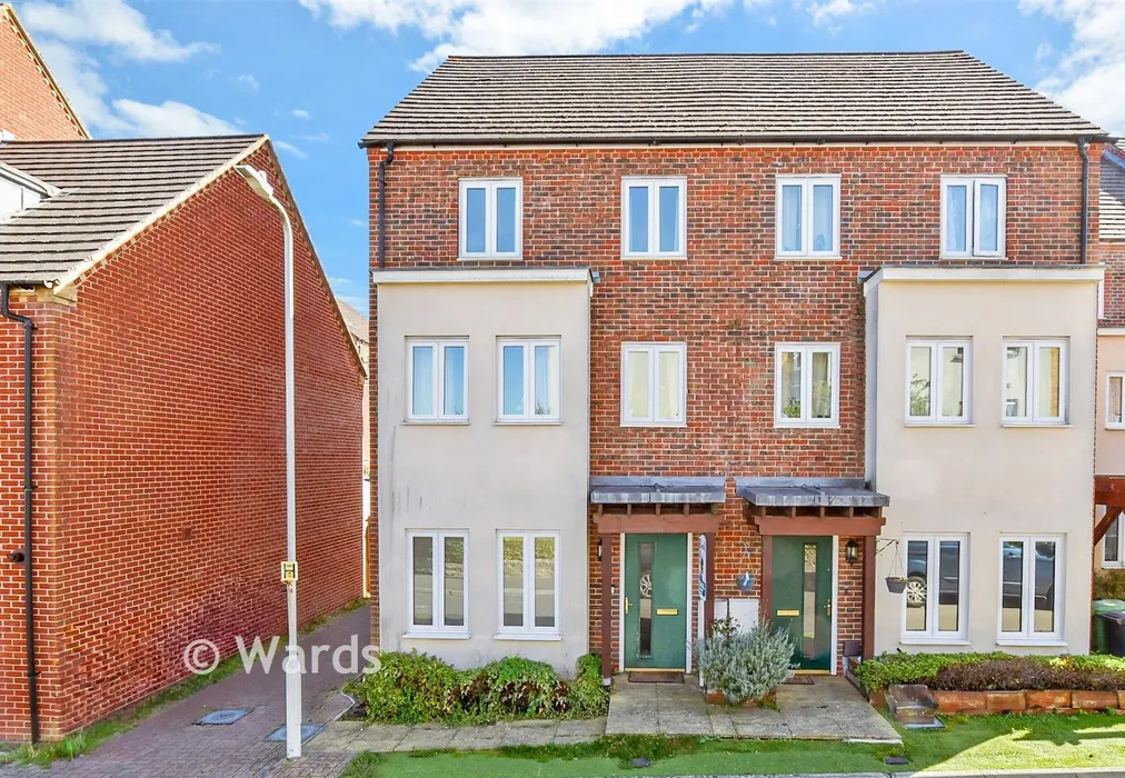 Front Elevation (Web) - Melrose Close, Loose, Maidstone, Kent - Wards of Kent