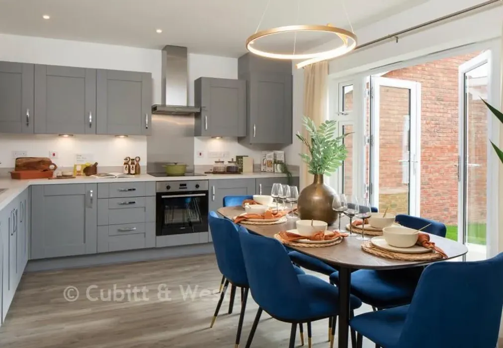 Kitchen/Dining - The Chawton, The Cygnets, Heather Lane, South Chailey, East Sussex - Wards of Kent