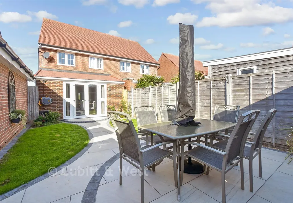 Rear Garden - Benjamin Gray Drive, Littlehampton, West Sussex - Wards of Kent