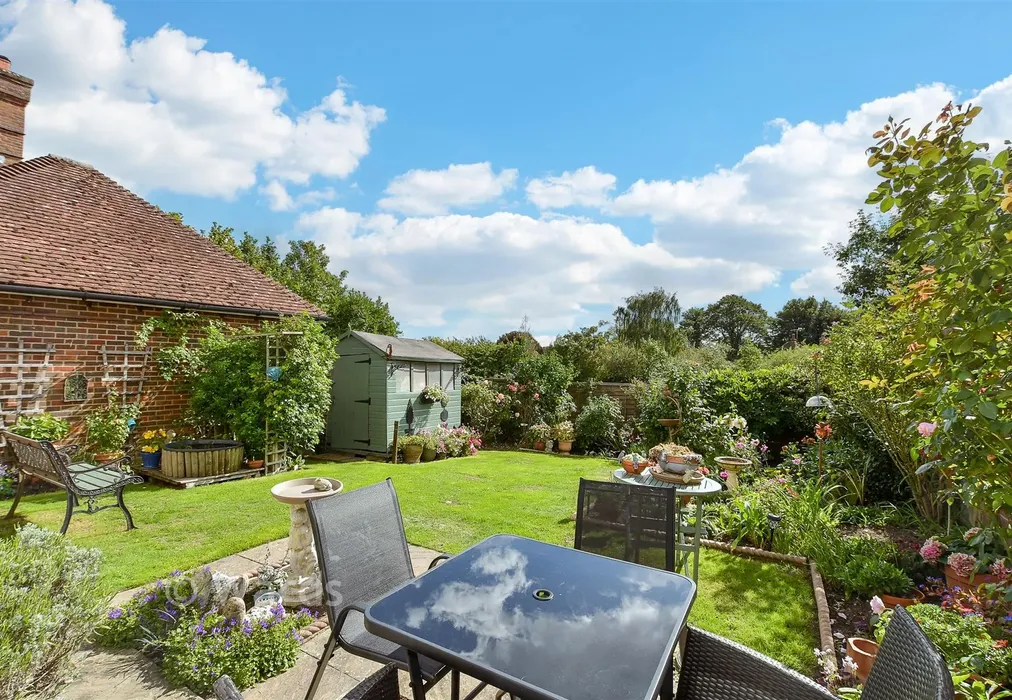 Rear Garden - Cherry Orchard, Old Wives Lees, Kent - Wards of Kent