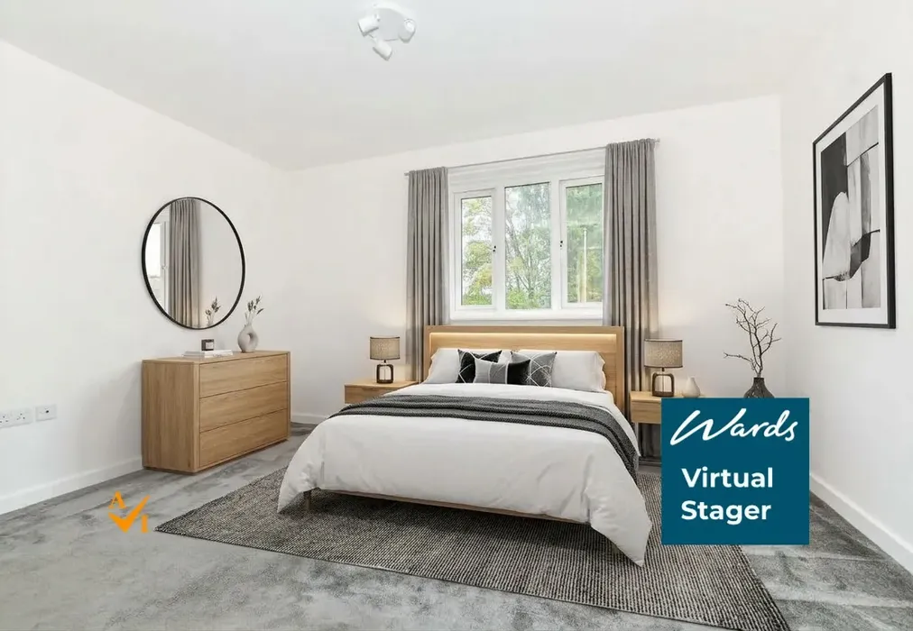 Bedroom 1 (Modern style) - Sherwood Avenue, Larkfield, Aylesford, Kent - Wards of Kent