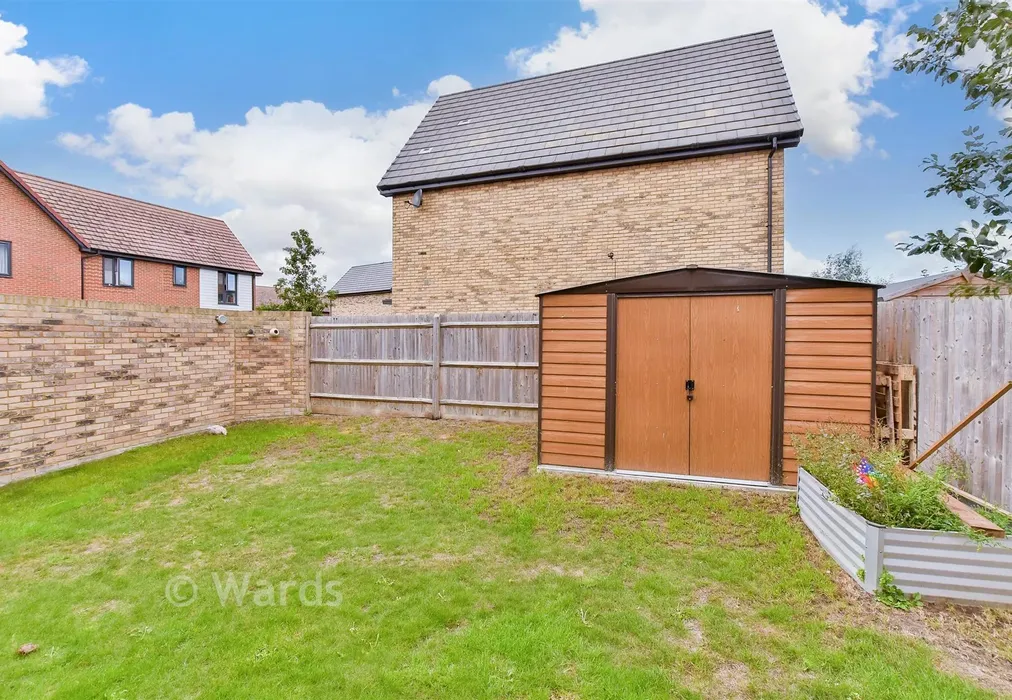 Rear Garden - Bethell Road, Faversham, Kent - Wards of Kent