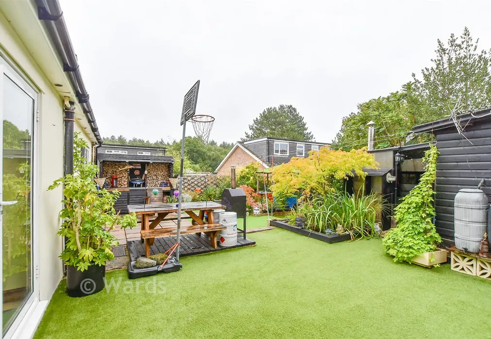 Rear Garden - Hever Wood Road, West Kingsdown, Sevenoaks, Kent - Wards of Kent