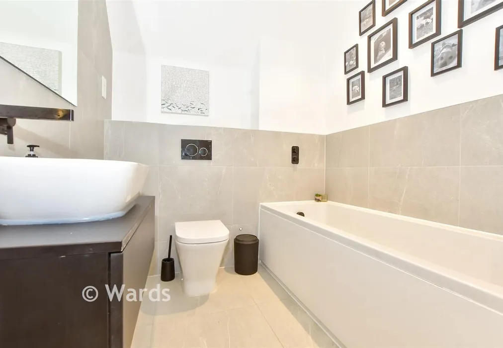 Bathroom - St. Mary's Rise, Lydden, Dover, Kent - Wards of Kent