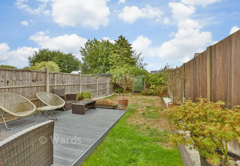 Rear Garden - Park Road, Sittingbourne, Kent - Wards of Kent