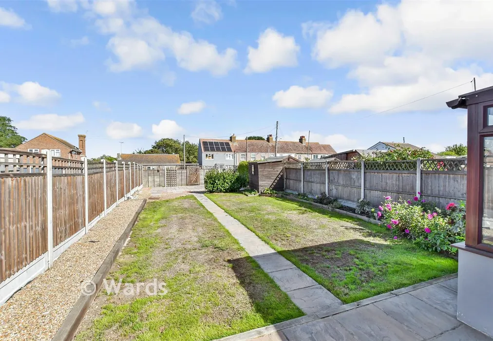 Rear Garden - Eastchurch Road, Sheerness, Kent - Wards of Kent
