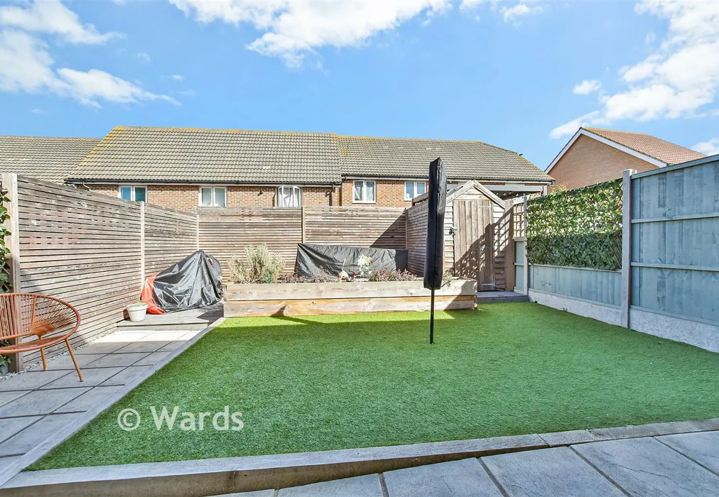 Rear Garden - Petunia Avenue, Minster On Sea, Sheerness, Kent - Wards of Kent
