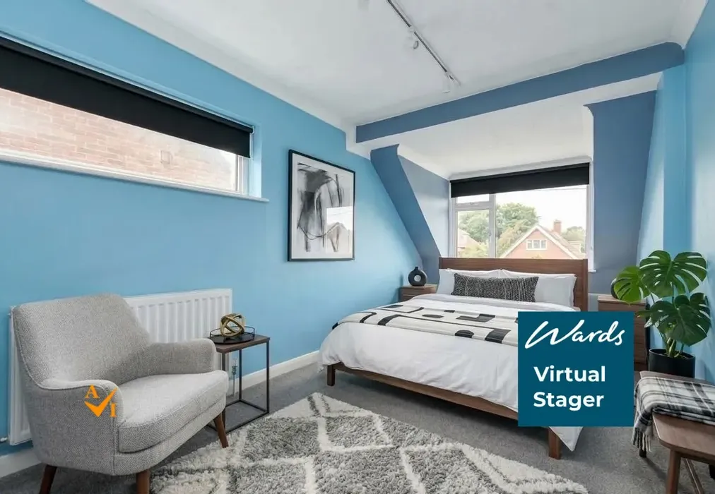 Bedroom 2 (Modern style) - Swan Lane, Sellindge, Kent - Wards of Kent