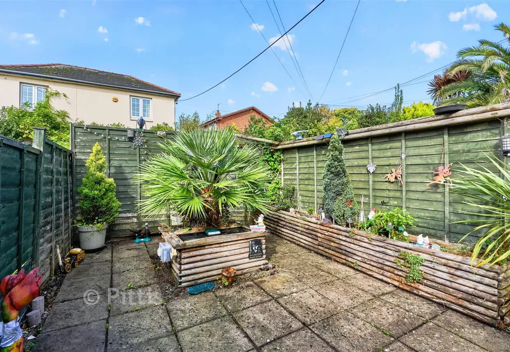 Rear Patio - High Street, Brading, Sandown, Isle of Wight - Wards of Kent