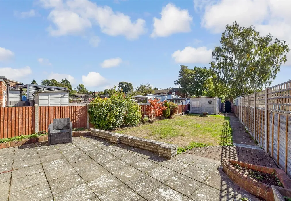 Rear Garden - Calder Road, Maidstone, Kent - Wards of Kent