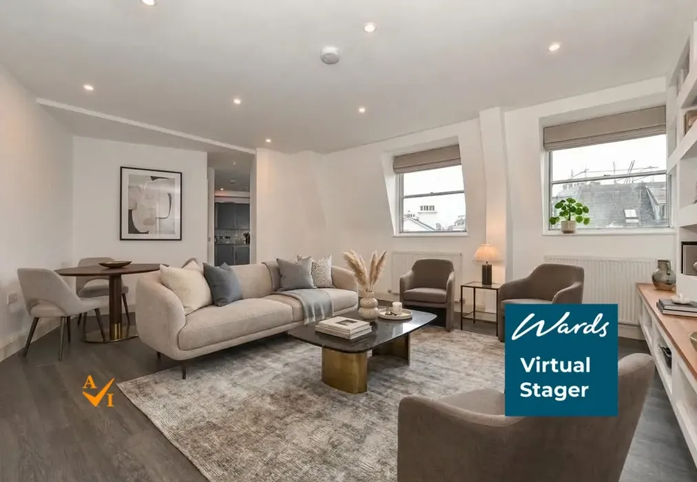 Living Room (Contemporary style) - Nevill Street, Tunbridge Wells, Kent - Wards of Kent