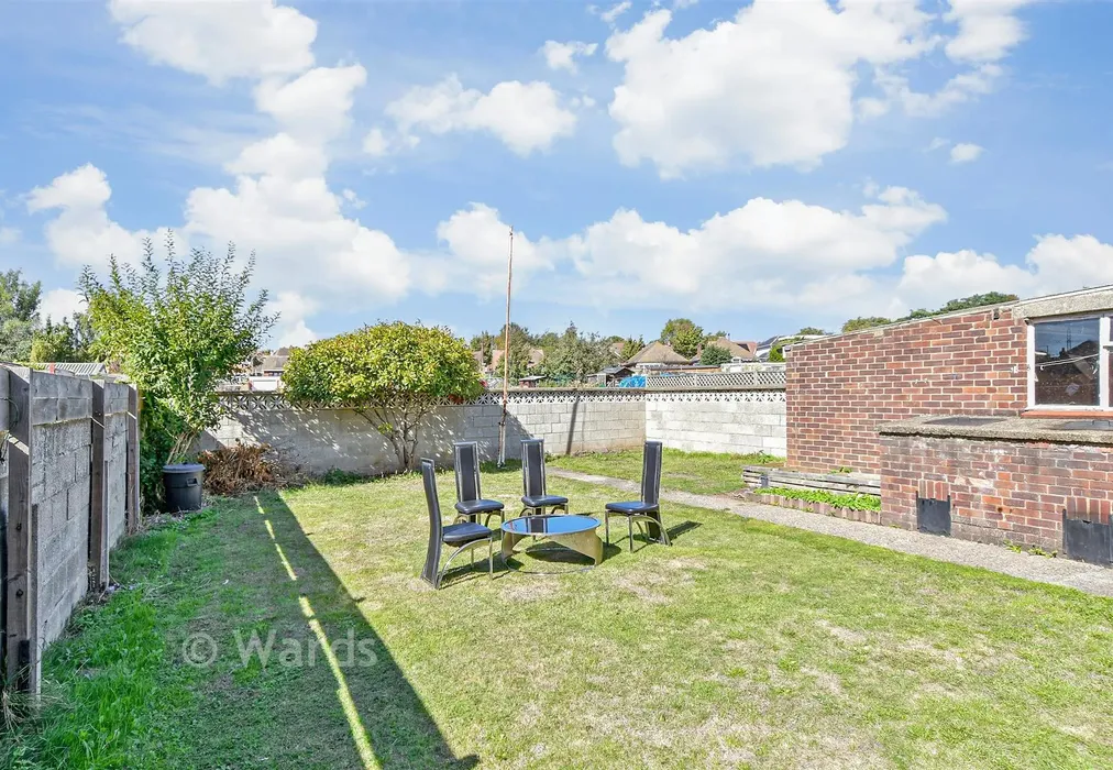 Rear Garden - Marconi Road, Northfleet, Gravesend, Kent - Wards of Kent
