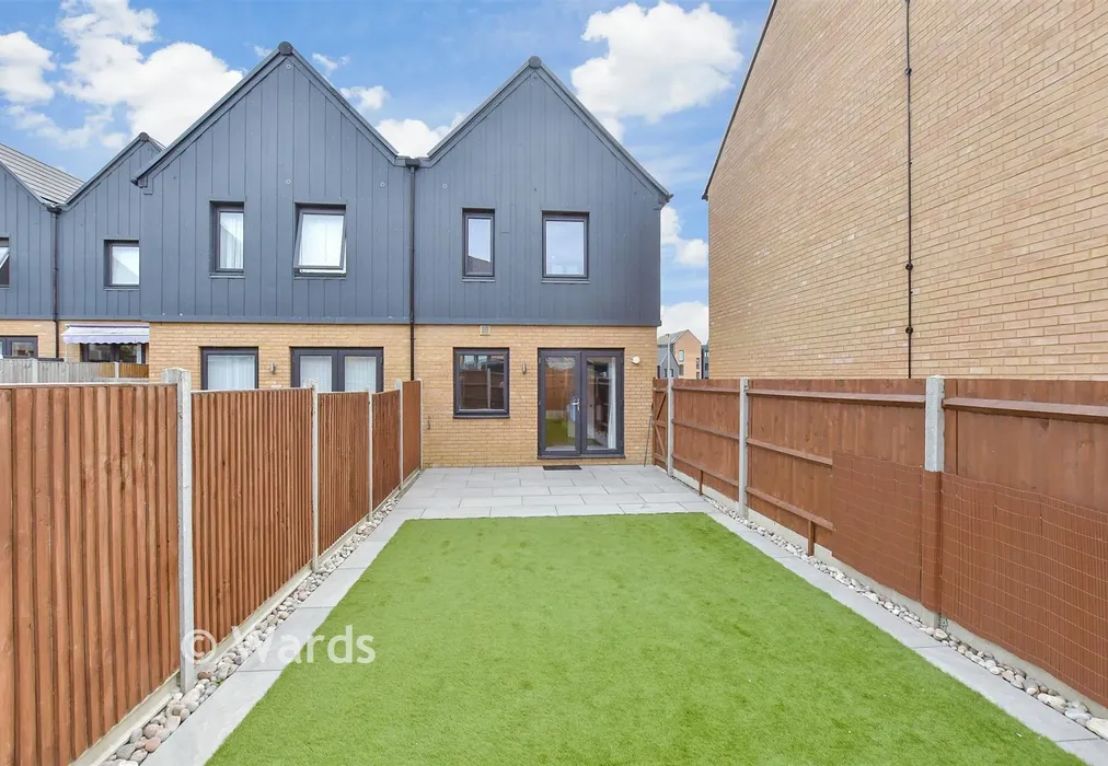 Rear Elevation - Diana Close, Kemsley, Kent - Wards of Kent