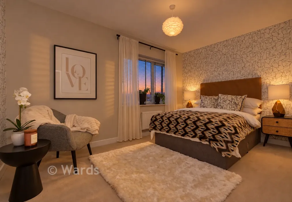 Bedroom 2 - Grasmere Gardens, Chestfield, Kent - Wards of Kent