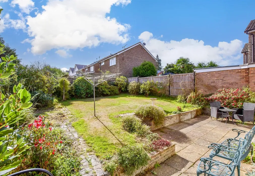 Rear Garden - Westway, Pembury, Kent - Wards of Kent