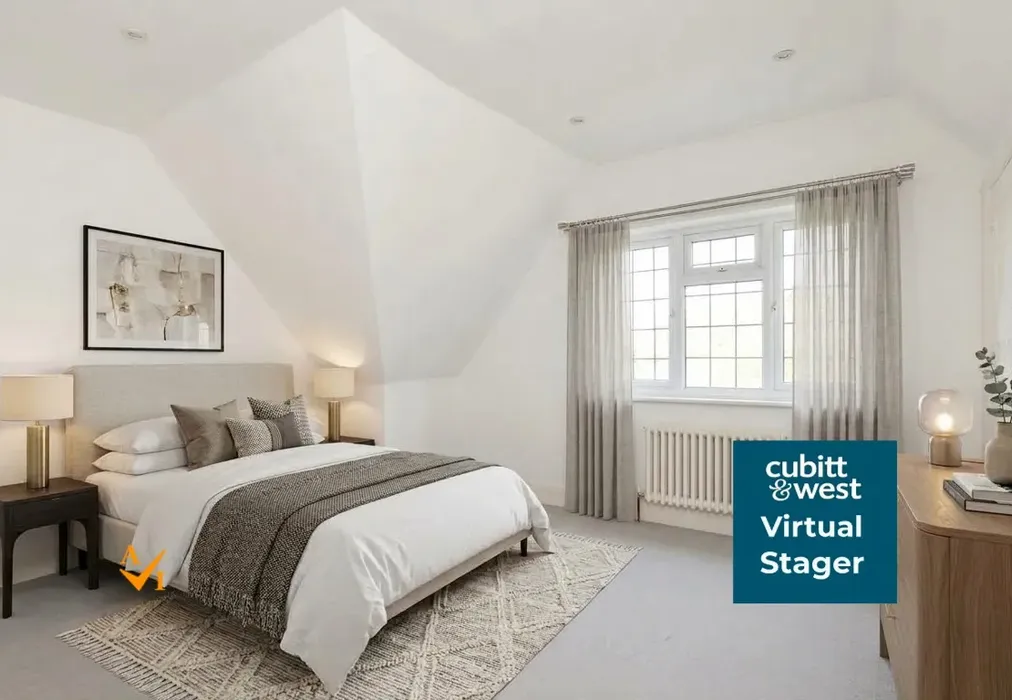 Bedroom 2 (Contemporary style) - Falmer Road, Woodingdean, Brighton, East Sussex - Wards of Kent