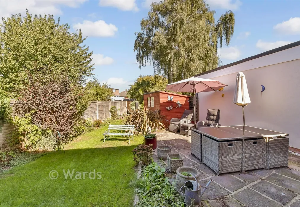 Rear Garden - Maidstone Road, Wigmore, Gillingham, Kent - Wards of Kent