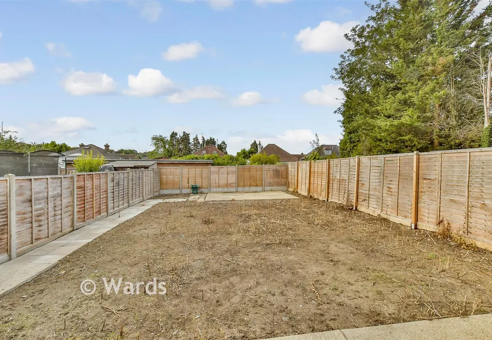 Rear Garden - Wickham Close, Newington, Sittingbourne, Kent - Wards of Kent