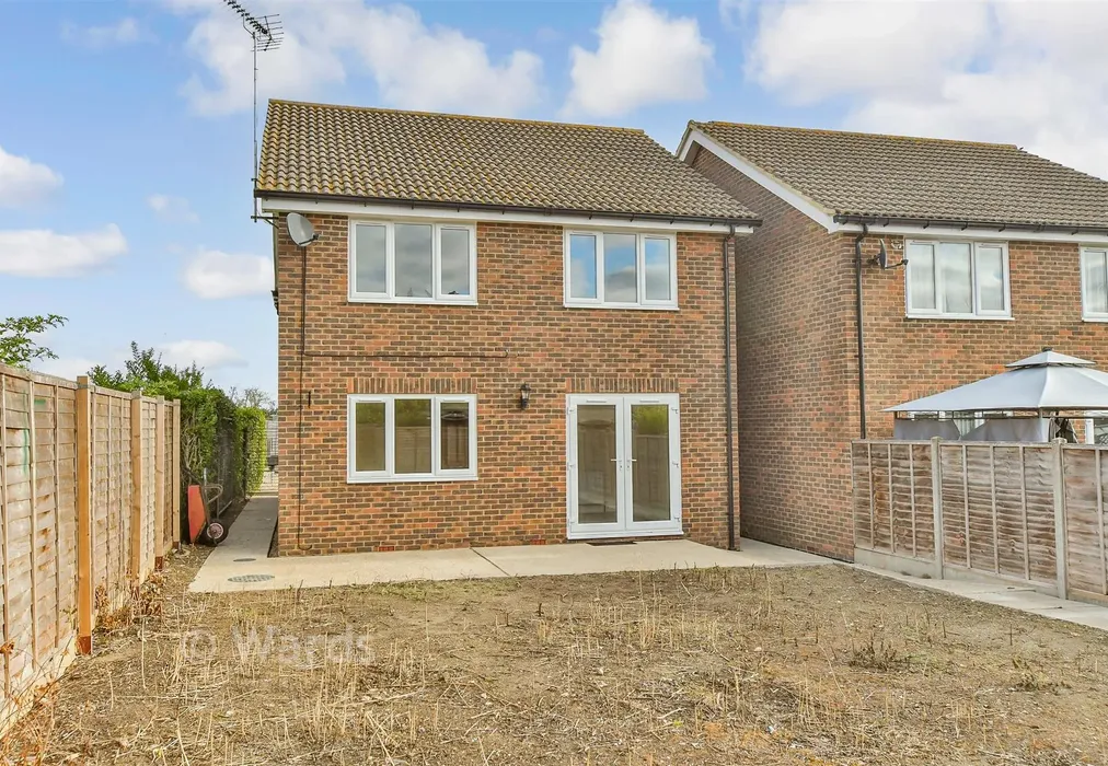 Rear Elevation - Wickham Close, Newington, Sittingbourne, Kent - Wards of Kent