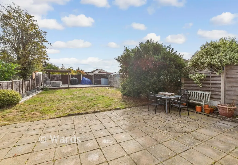 Rear Garden - Loose Road, Loose, Maidstone, Kent - Wards of Kent