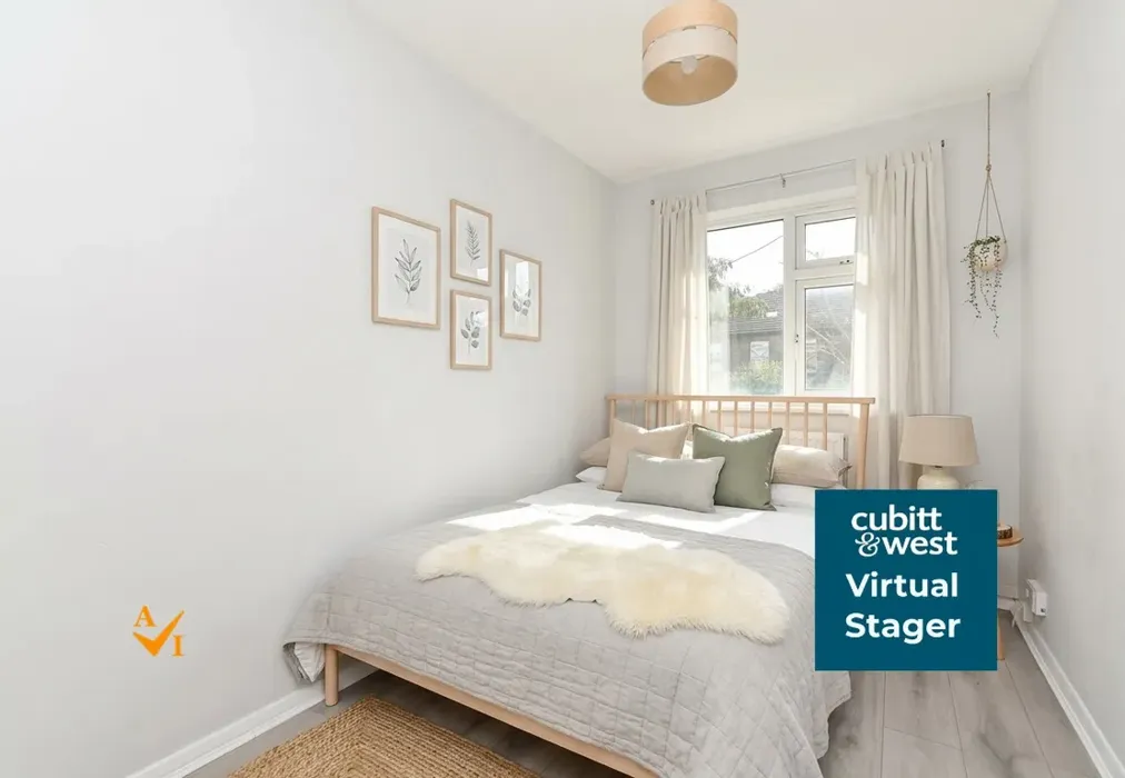 Bedroom 2 (Nordic style) - Ross Road, Wallington, Surrey - Wards of Kent