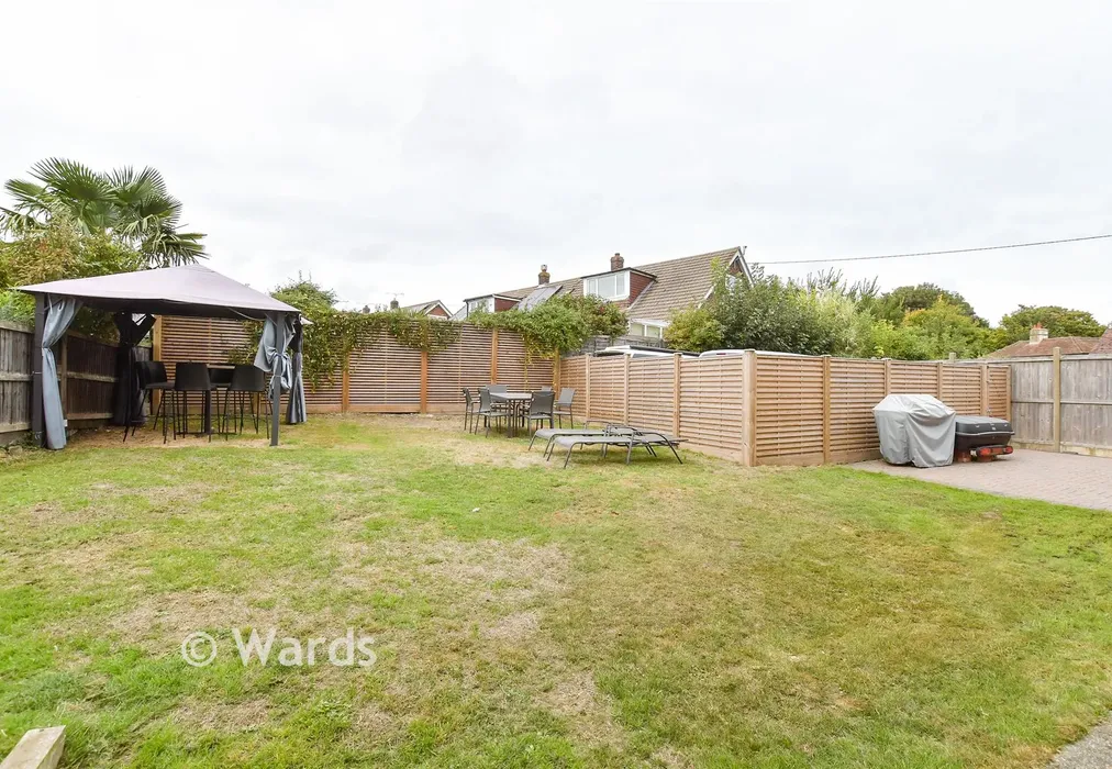 Rear Garden - Dover Road, Walmer, Deal, Kent - Wards of Kent