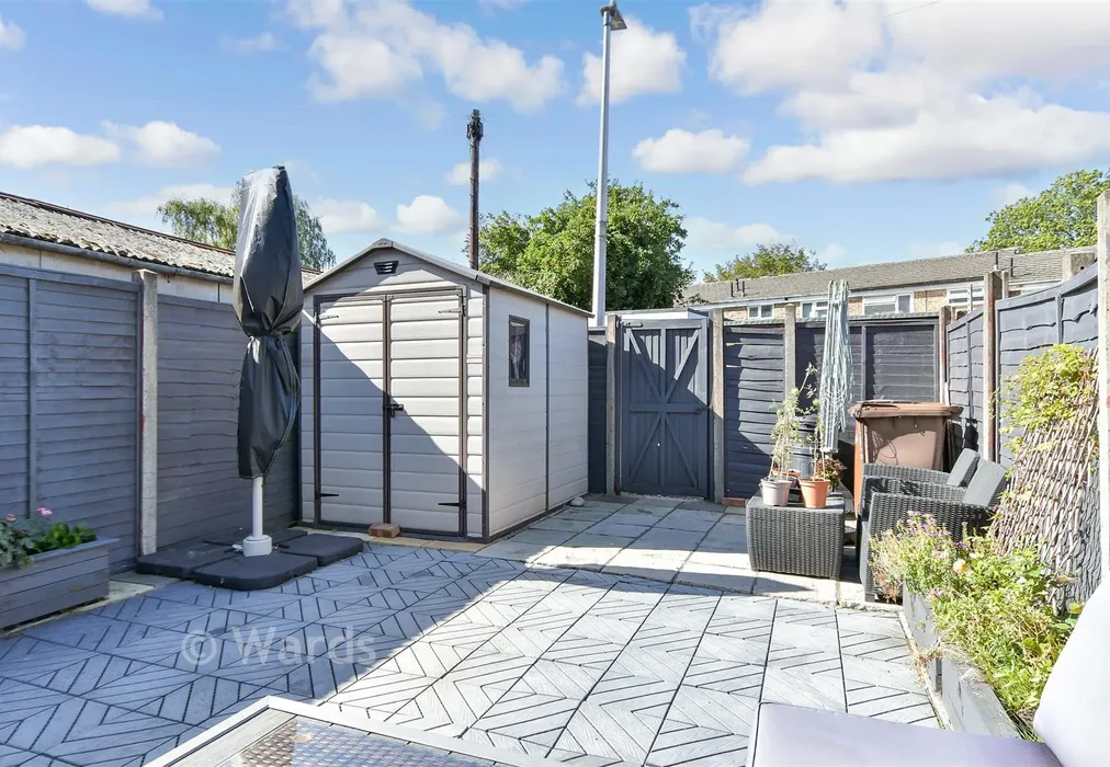 Rear Garden - Meresborough Road, Rainham, Kent - Wards of Kent