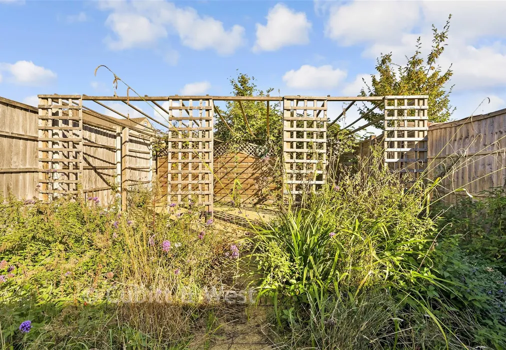Rear Garden - Huddleston Crescent, Merstham, Surrey - Wards of Kent