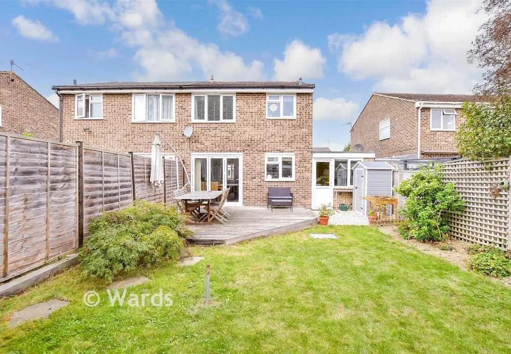 Rear Elevation - Cobbs Close, Paddock Wood, Tonbridge, Kent - Wards of Kent