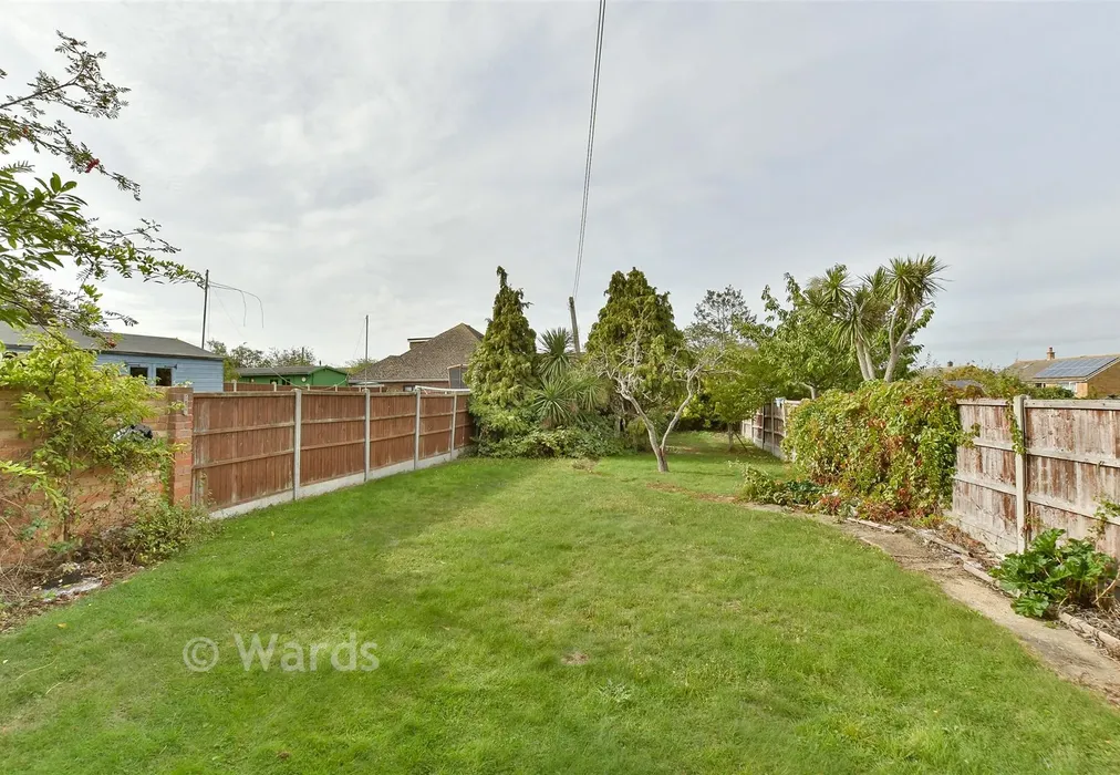 Rear Garden - Belgrave Road, Minster-On-Sea, Sheerness, Kent - Wards of Kent