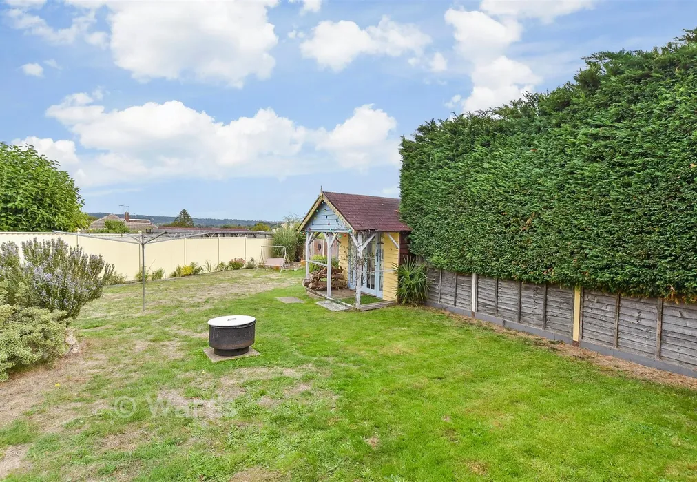 Rear Garden - Flaxman Drive, Maidstone, Allington, Kent - Wards of Kent