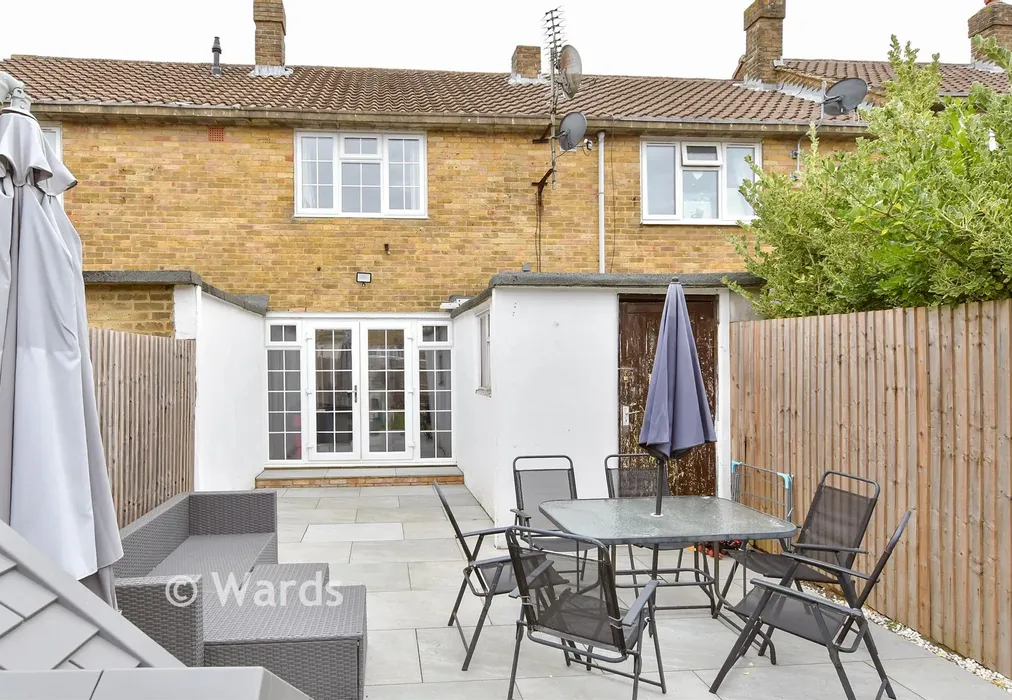 Rear Elevation - Jasmine Close, Walderslade, Chatham, Kent - Wards of Kent