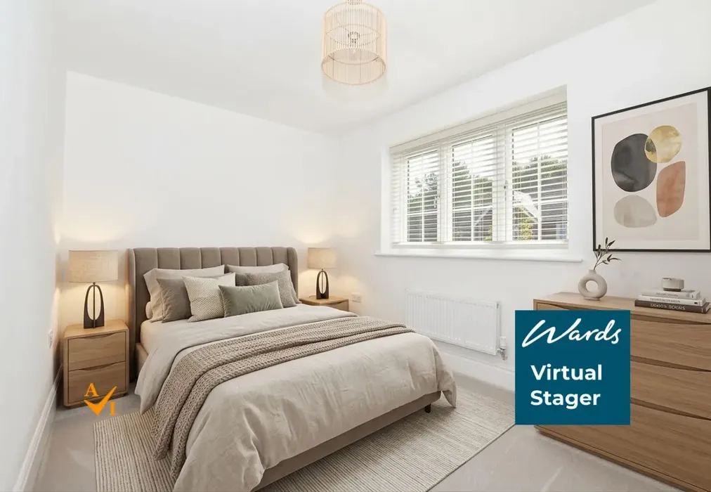 Bedroom 4 (Contemporary style) - Chapel Garden Close, Kings Hill, Kent - Wards of Kent