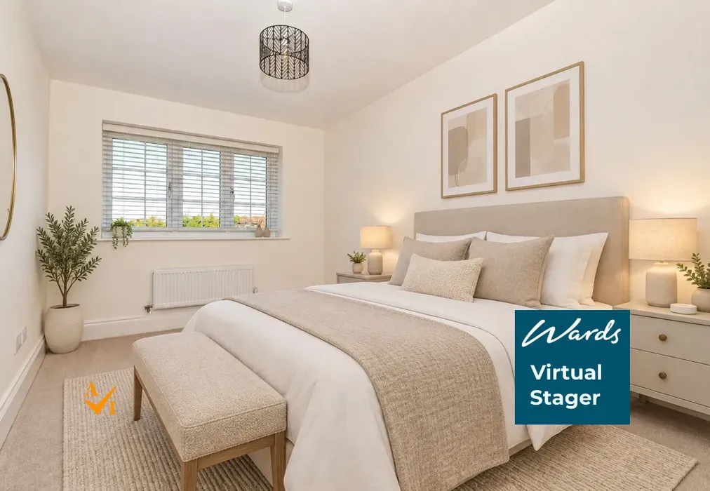 Bedroom 3 (Contemporary style) - Chapel Garden Close, Kings Hill, Kent - Wards of Kent