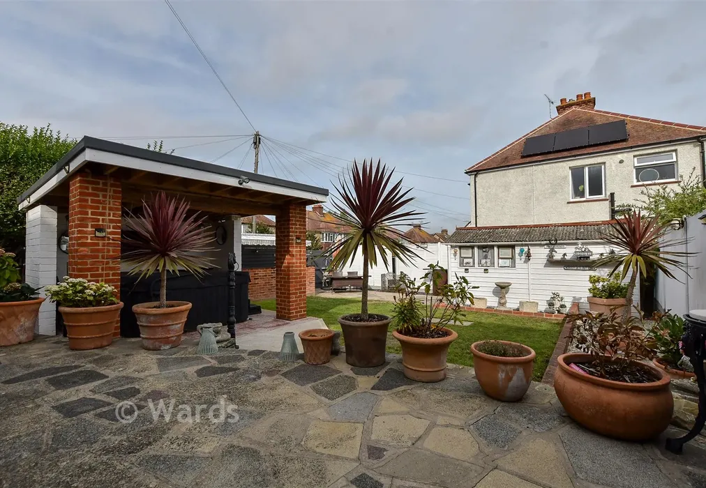 Rear Garden - Garrard Avenue, Margate, Kent - Wards of Kent
