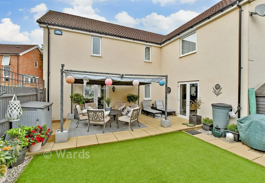 Rear Garden - Spinel Close, Sittingbourne, Kent - Wards of Kent