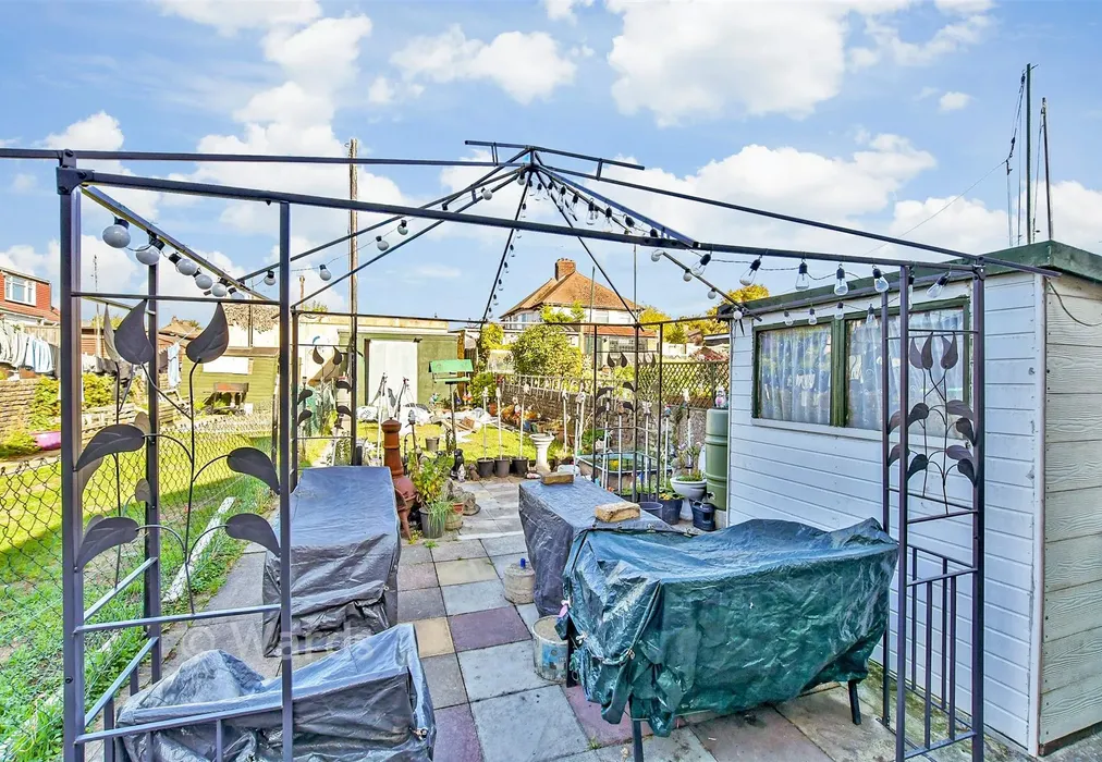 Rear Garden - Crown Road, Sittingbourne, Kent - Wards of Kent
