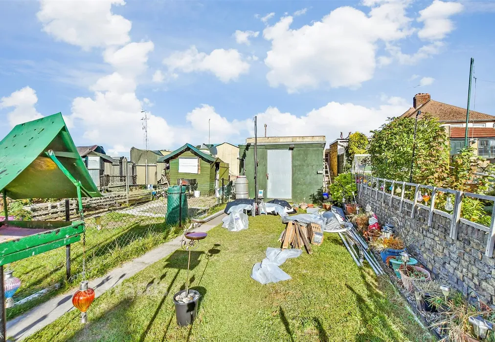 Rear Garden - Crown Road, Sittingbourne, Kent - Wards of Kent