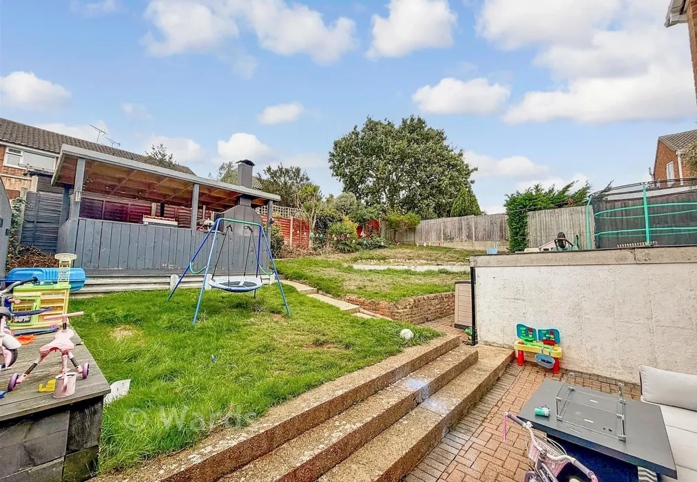 Rear Garden - Sleigh Road, Sturry, Canterbury, Kent - Wards of Kent